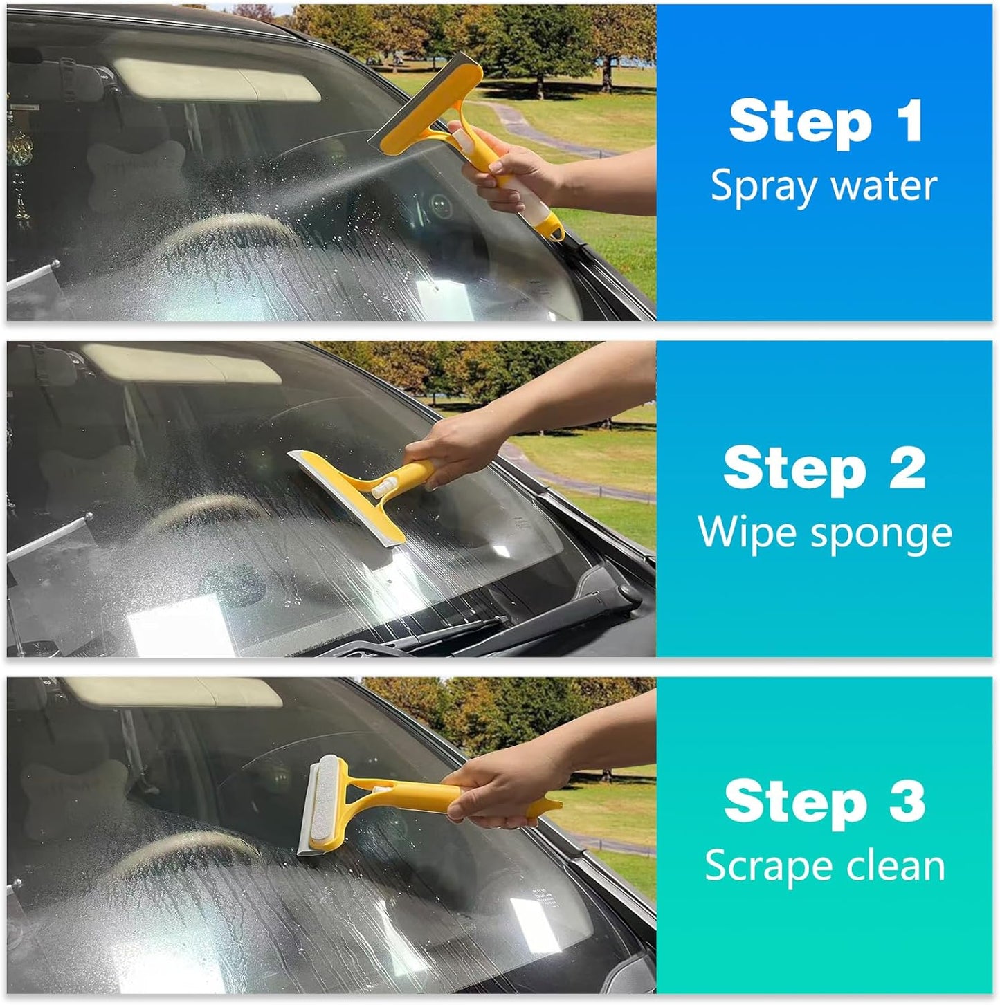 3-in-1 Window Squeegee Cleaner