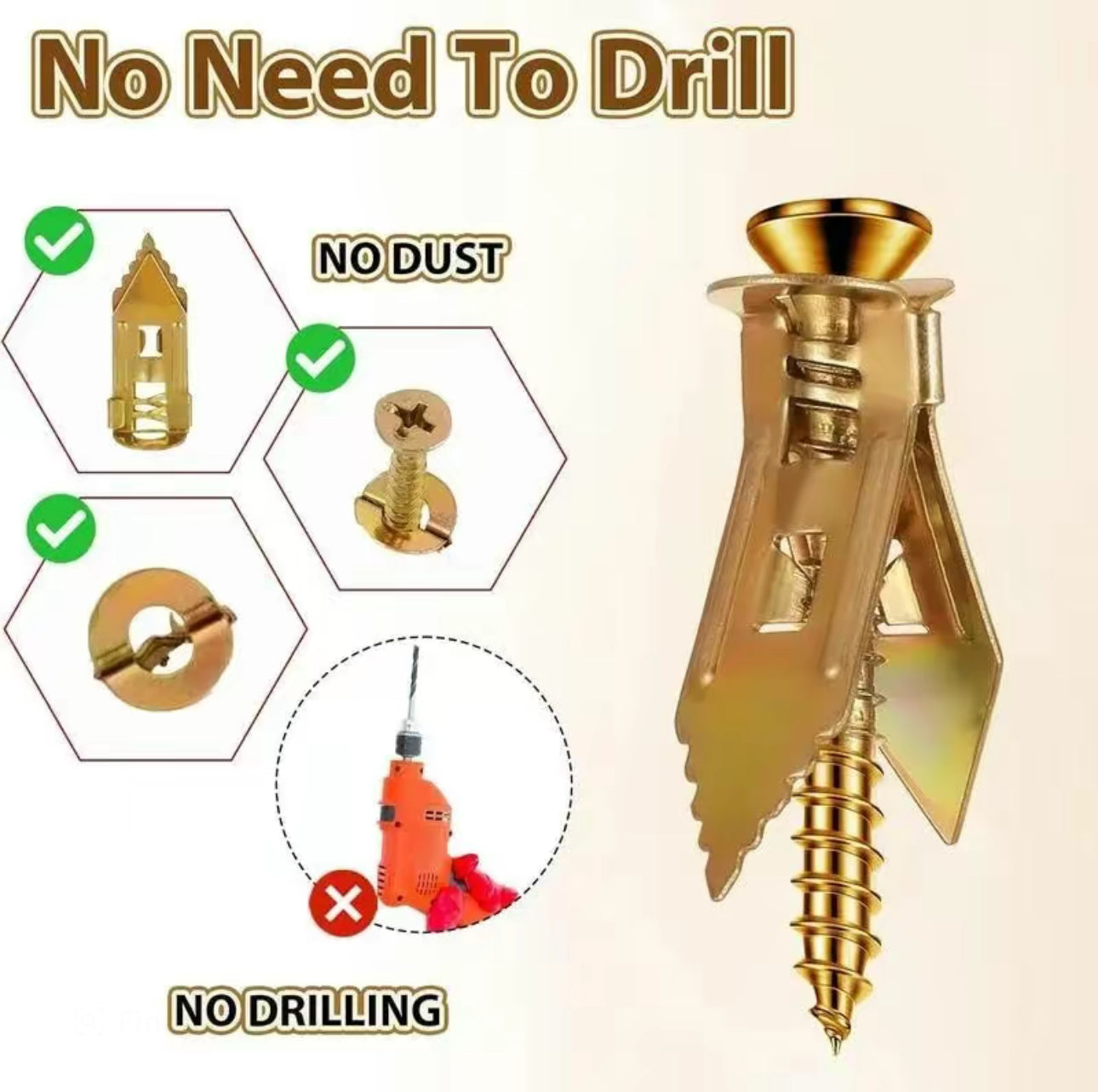 DrywallGrip Anchors & Screws